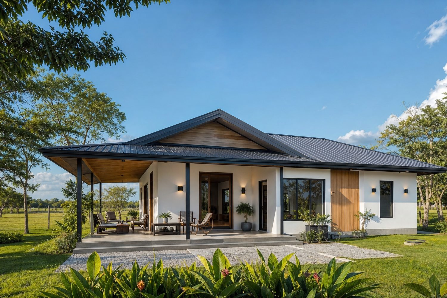 Casa prefabricada moderna de Grupo Montilla en los Llanos